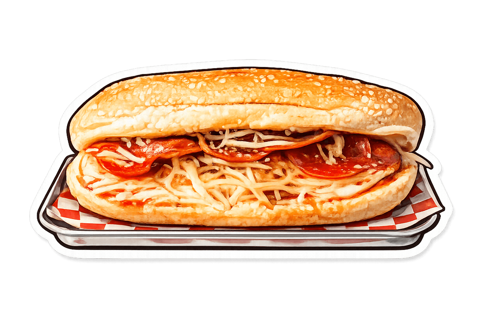 Pizza Dog sticker